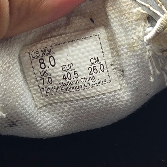 Vans Slip On Skate Shoes Mens Size 8 Gray Casual Walking School Outdoors - Picture 6 of 13